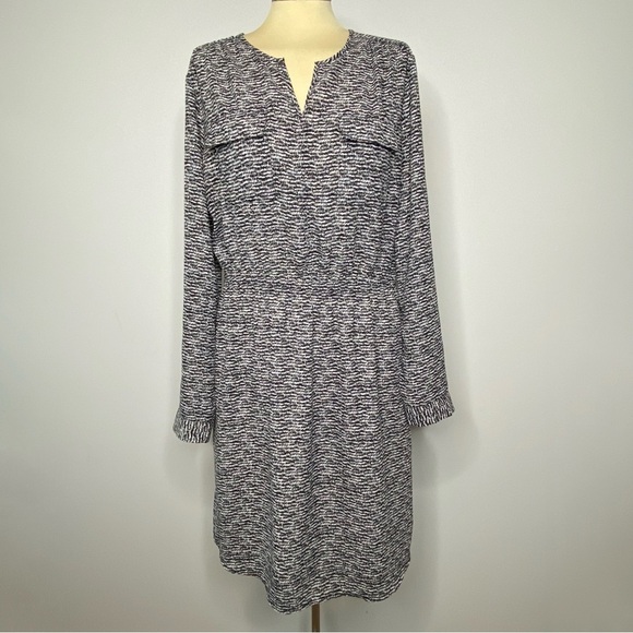 Mossimo Supply Co. Black and White Pattern Shirt Dress - Picture 1 of 9